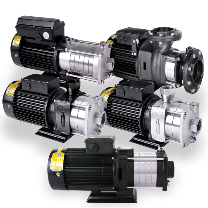 multistage horizontal external mount pumps