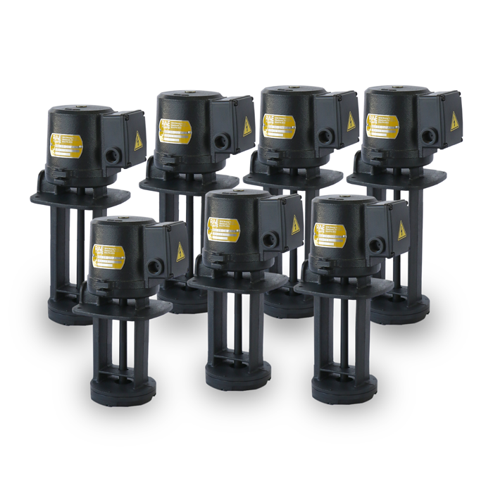 sealless vertical immersion pumps